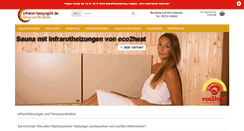 Desktop Screenshot of infrarot-heizung24.de
